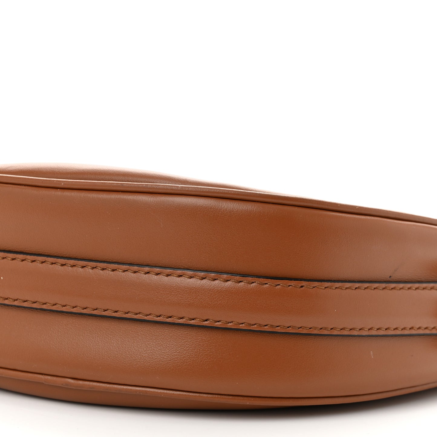 Soft Calfskin Arque Shoulder Bag Cognac