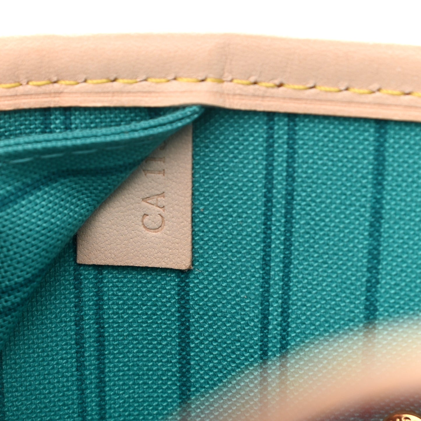 Monogram V Neverfull MM Turquoise