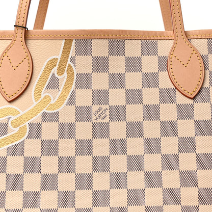 Louis Vuitton Damier Azur Nautical Neverfull MM 6 of 8