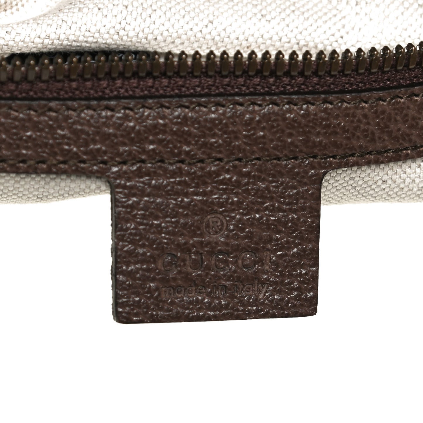 GG Supreme Monogram Web Small Ophidia Half Moon Hobo Brown