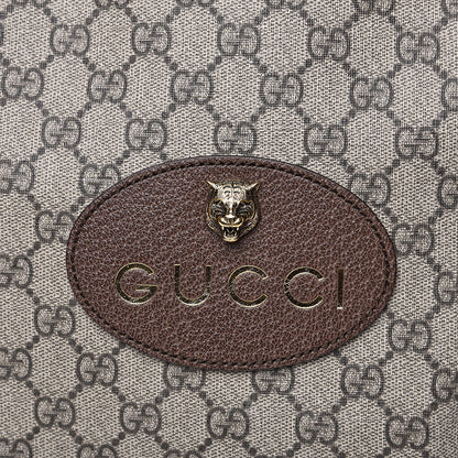 Gucci GG Supreme Monogram Neo Vintage Drawstring Backpack Beige New Acero Crop 10 of 10
