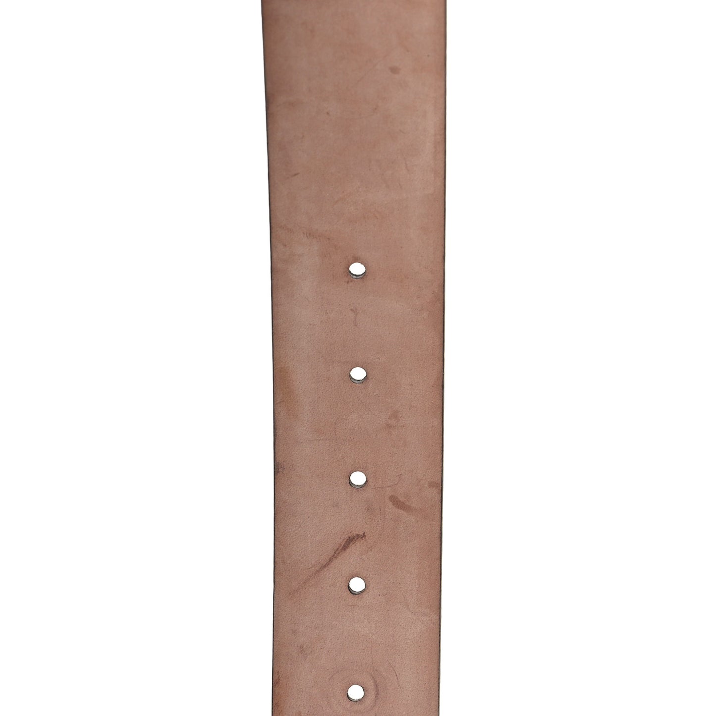 GG Plus Monogram Calfskin Interlocking G 40mm Belt 85 34 White