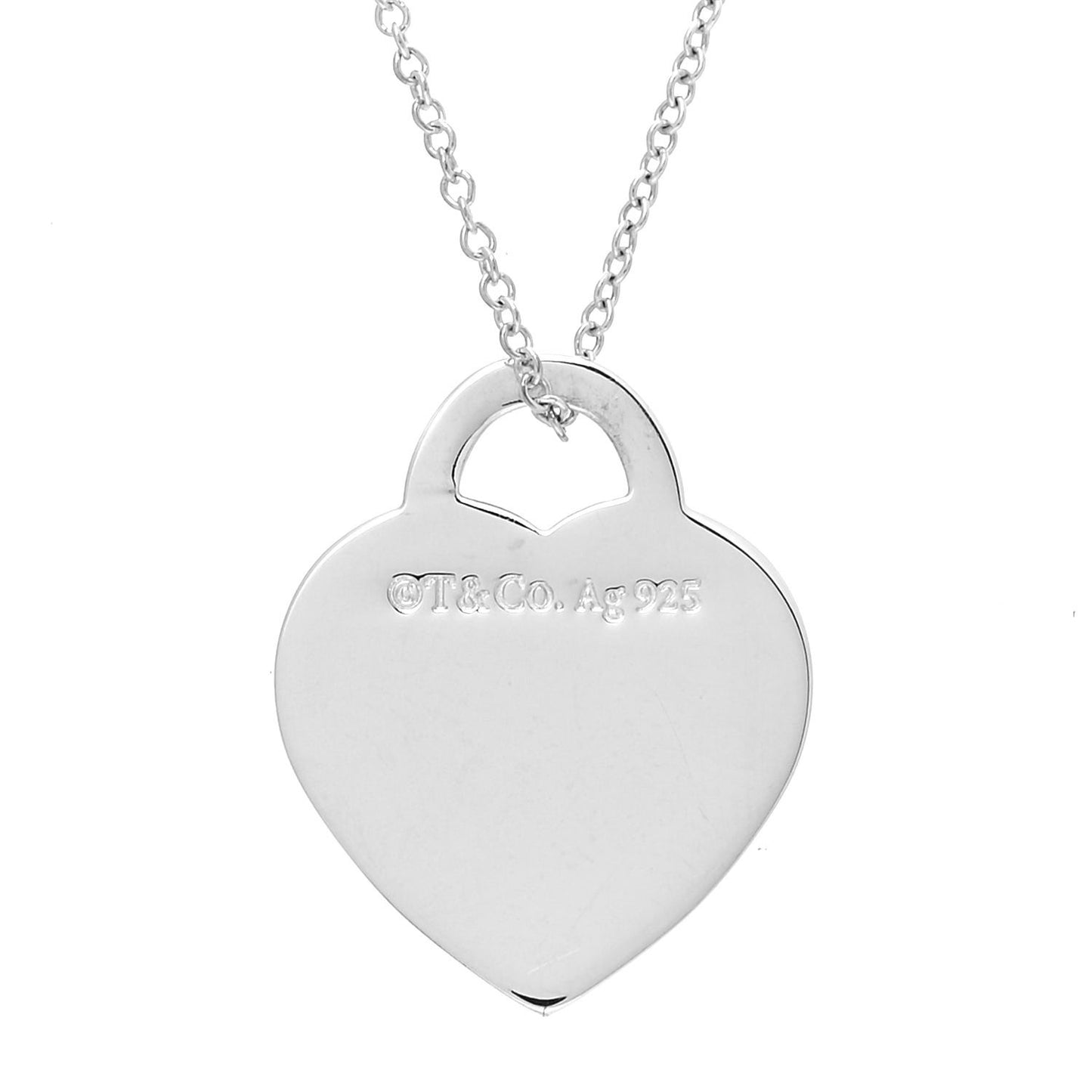 Sterling Silver Small Return to Tiffany Heart Pendant Necklace