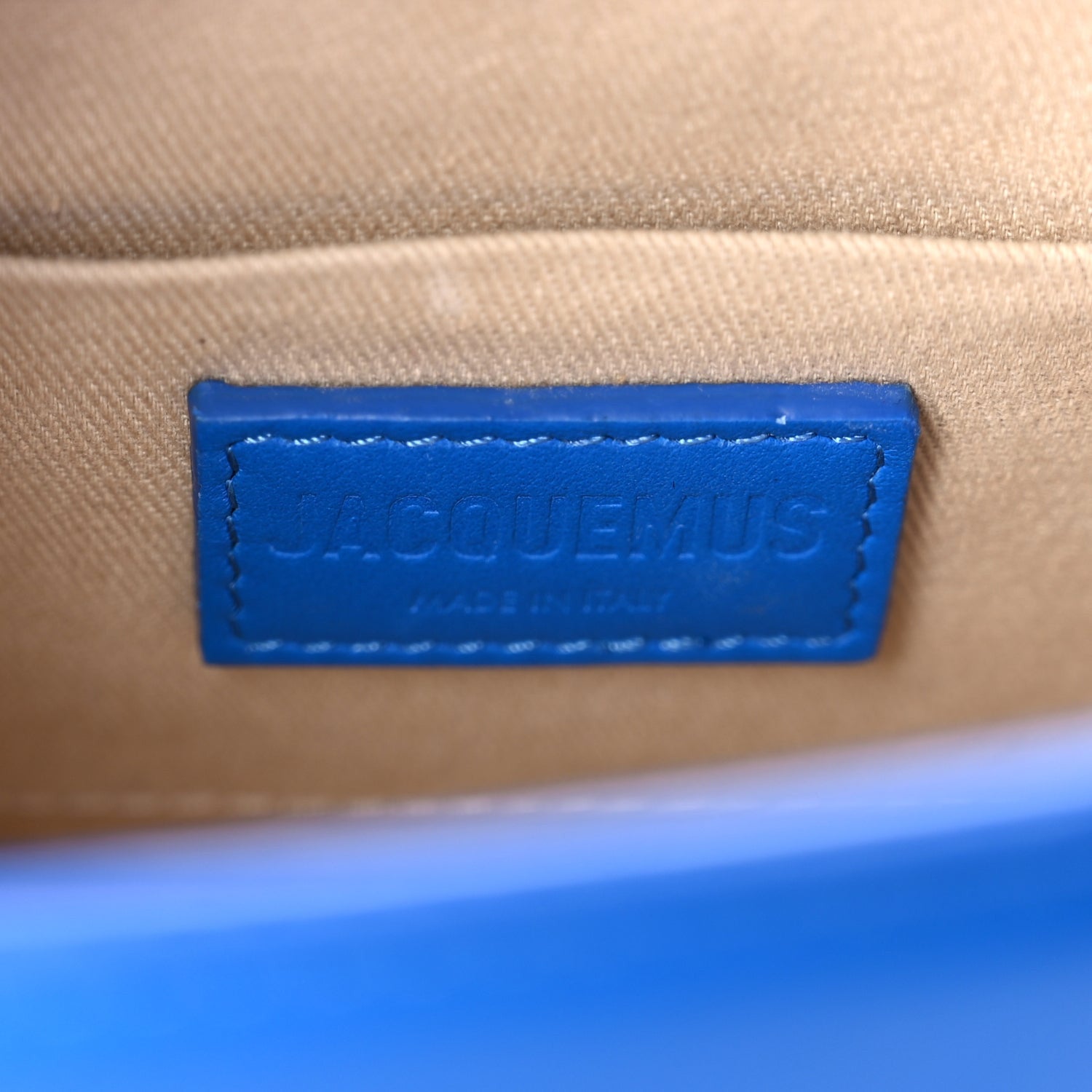 Jacquemus Smooth Calfskin Le Chiquito Moyen Bambino Blue 5 of 8
