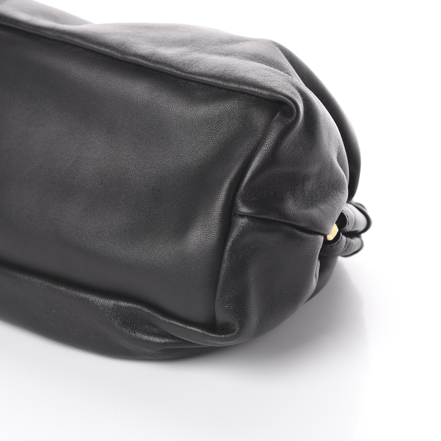 Mansur Gavriel Lambskin Cloud Clutch Black Flamma 6 of 8