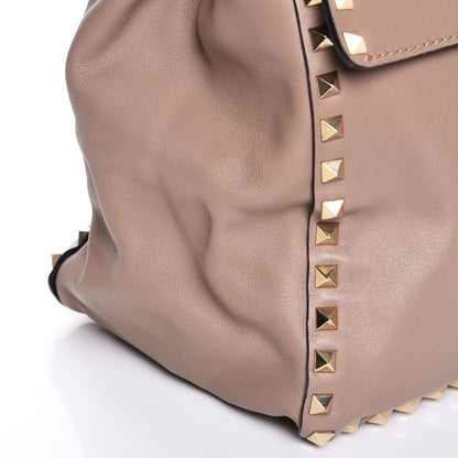 Valentino Garavani Nappa Rockstud Frame Handle Bag Poudre 11 of 11