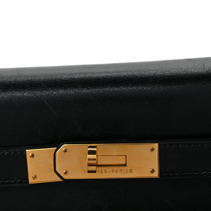 Hermes Box Kelly Retourne 32 Black 7 of 9