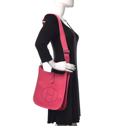Hermes Epsom Evelyne III PM Rose Tyrien 2 of 12