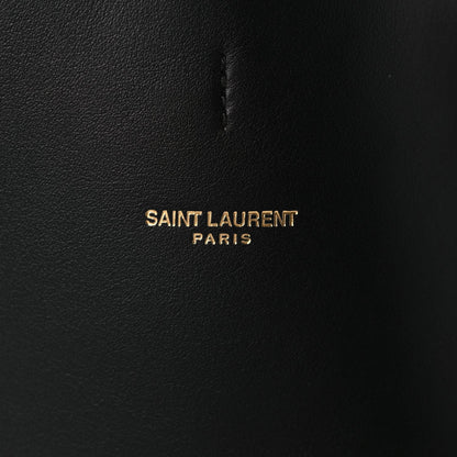Saint Laurent Smooth Calfskin Small Suzanne Hobo Black 5 of 7