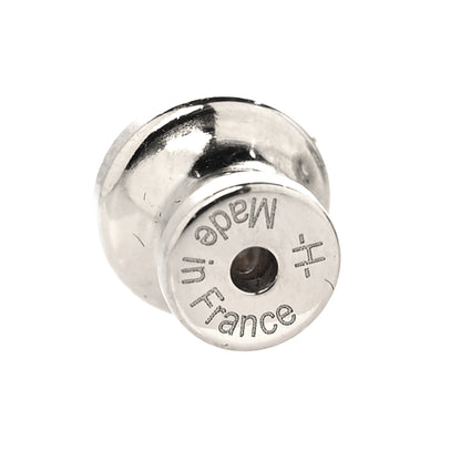 Hermes Palladium Lacquered Mini Pop H Earrings Black 5 of 6