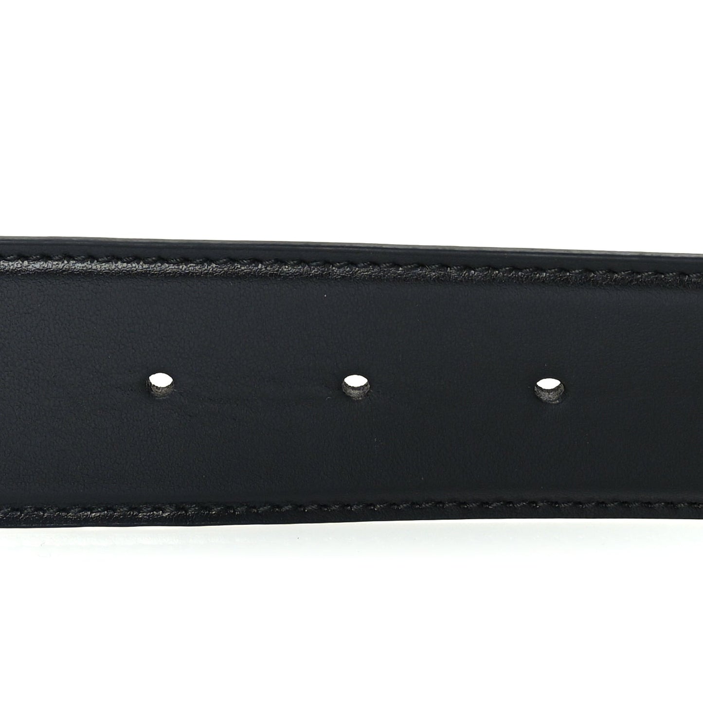Plutone Calfskin Geometric Double G 40mm Belt 100 40  Black