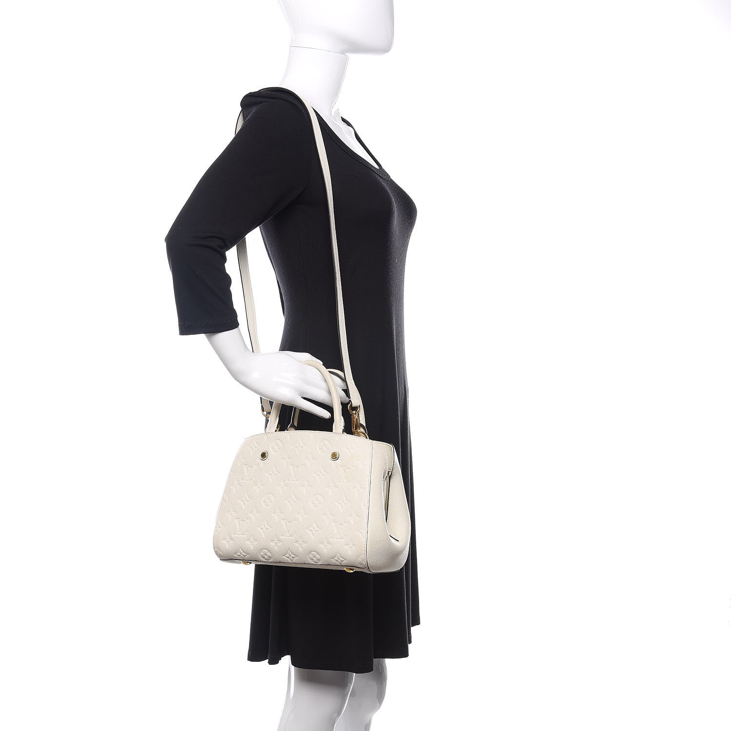 Louis Vuitton Empreinte Montaigne BB Creme 2 of 9