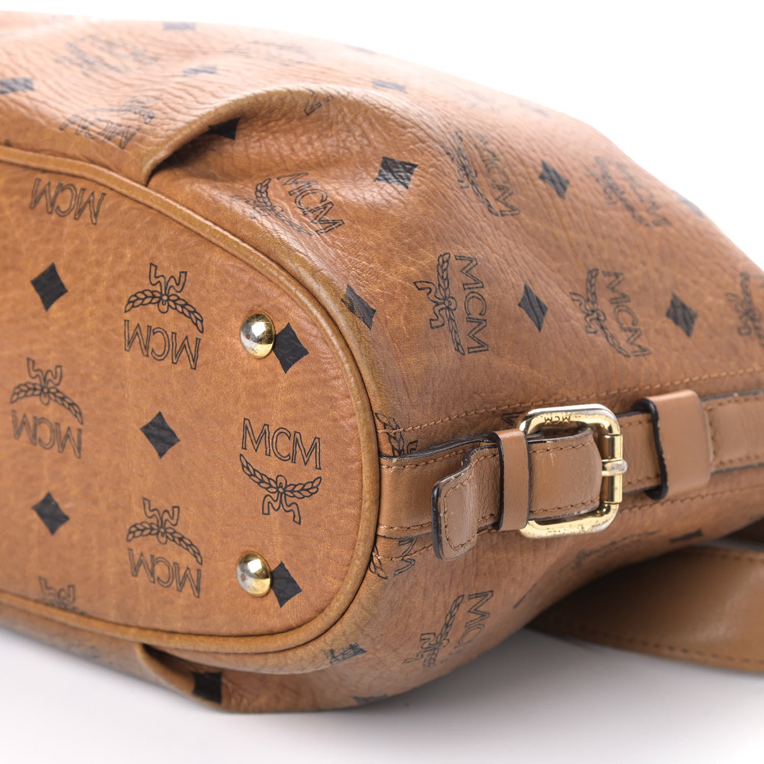 MCM Visetos Hobo Cognac 7 of 7