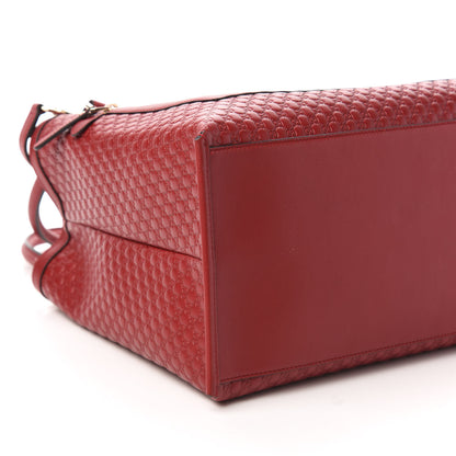 Gucci Soft Microguccissima Large Tote Red 6 of 10
