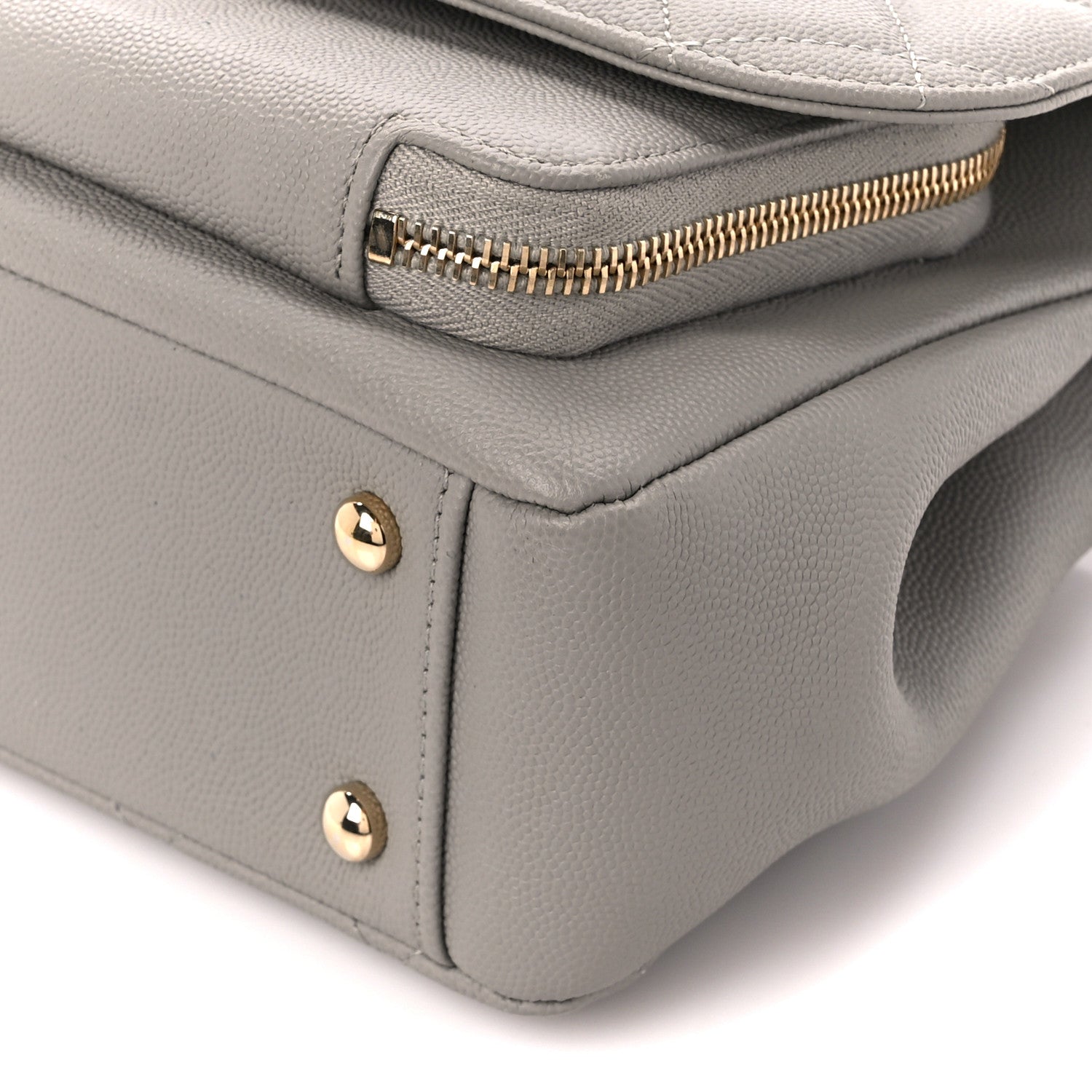 Chanel Caviar Quilted Medium Business Affinity Flap Grey 11 of 11