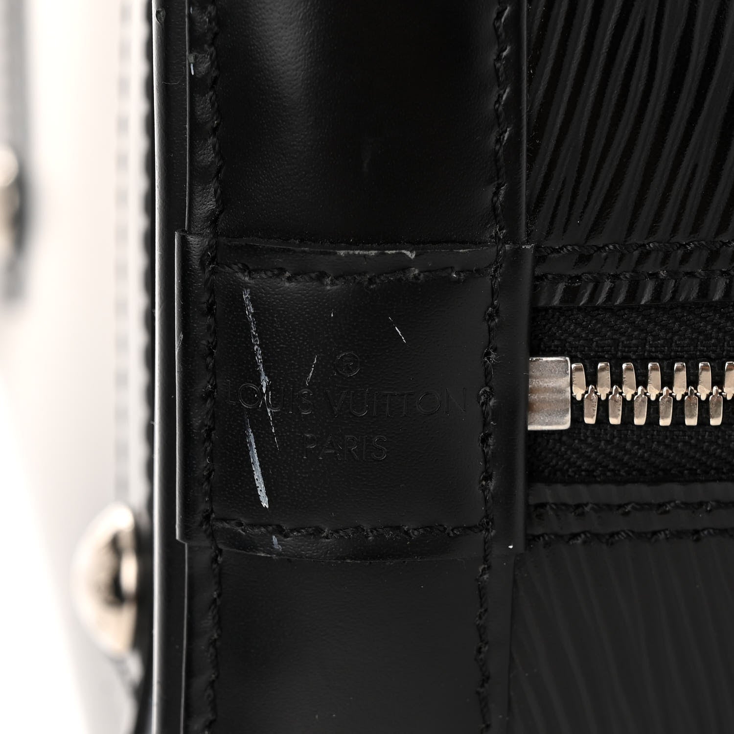 Louis Vuitton Epi Alma PM Black 9 of 10