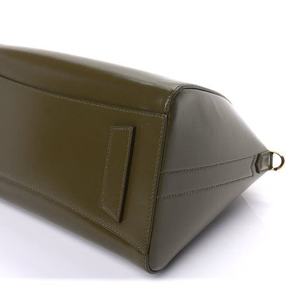 Givenchy Shiny Lord Calfskin Small Antigona Dark Khaki 8 of 8