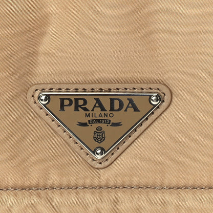 Prada Re-Nylon Vitello Padded Small Flap Shoulder Bag Deserto 6 of 8