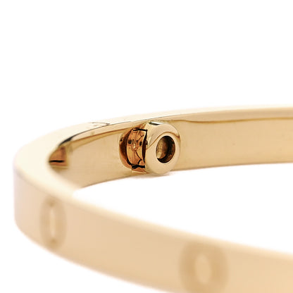 Cartier 18K Yellow Gold Small LOVE Bracelet 18 4 of 7
