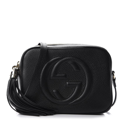 Gucci Pebbled Calfskin Small Soho Disco Bag Black 1 of 12