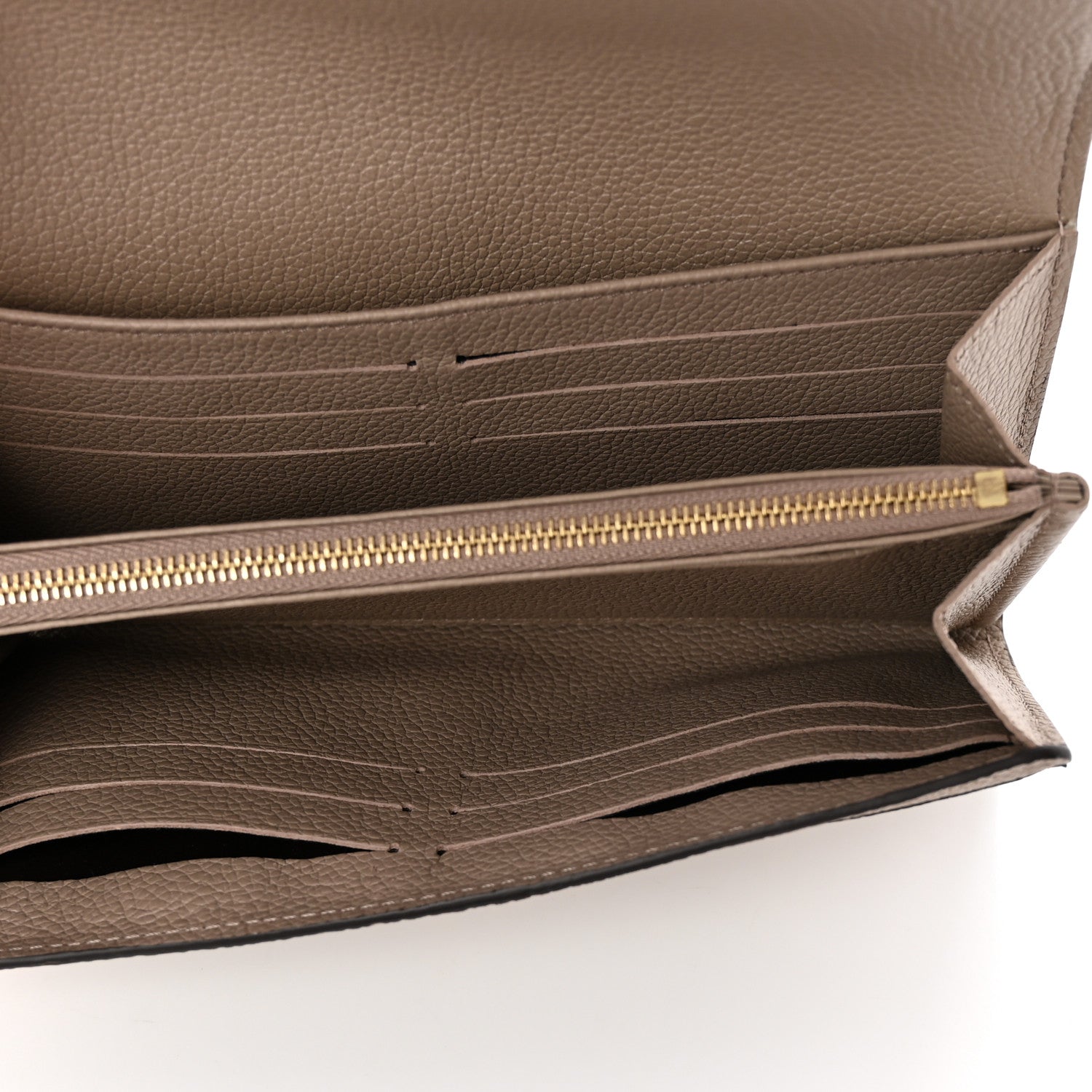 Louis Vuitton Empreinte Monogram Giant Sarah Wallet Tourterelle Creme 5 of 11