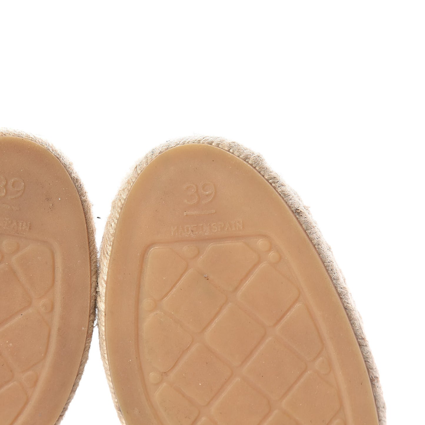 Lambskin CC Espadrilles 39 Black