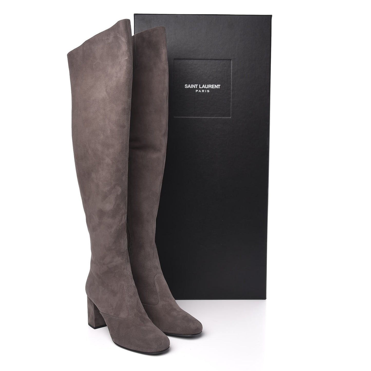 Suede Babies Over The Knee Boots 36 Road Grey