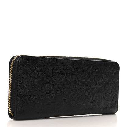 Louis Vuitton Empreinte Clemence Wallet Black 3 of 7