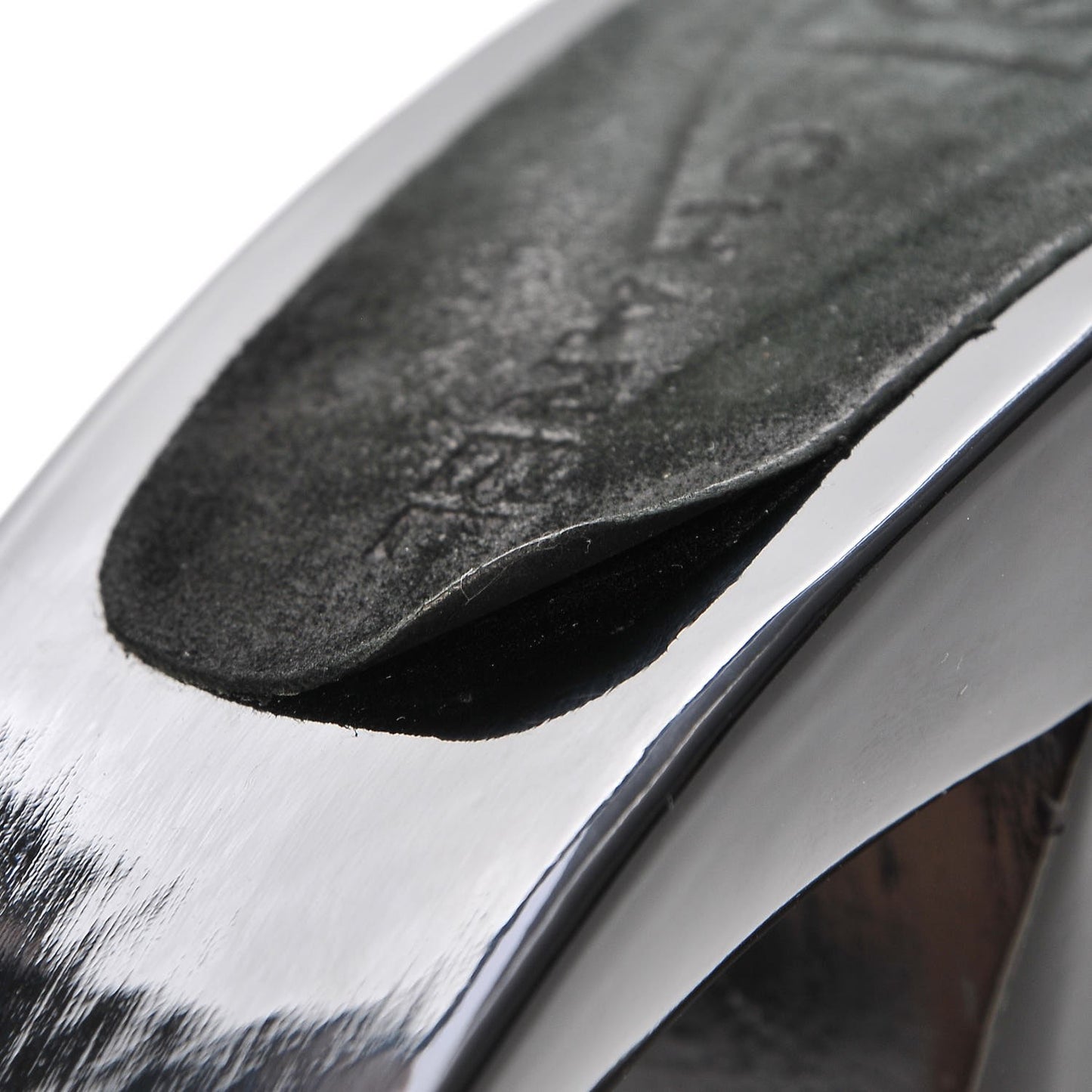 Suede CC Buckle Clogs 39 Black