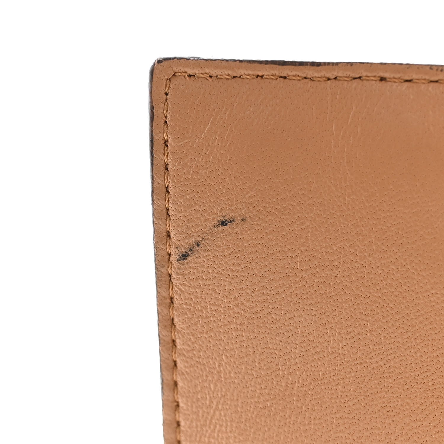 Fendi Nappa FF 1974 Embossed Baguette Miele Scuro 12 of 21