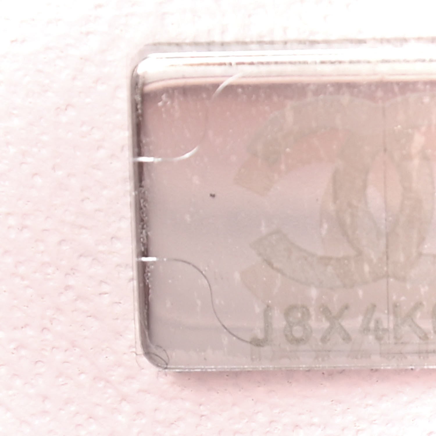 Chanel Lambskin Quilted Mini Rectangular Flap Light Purple 7 of 9