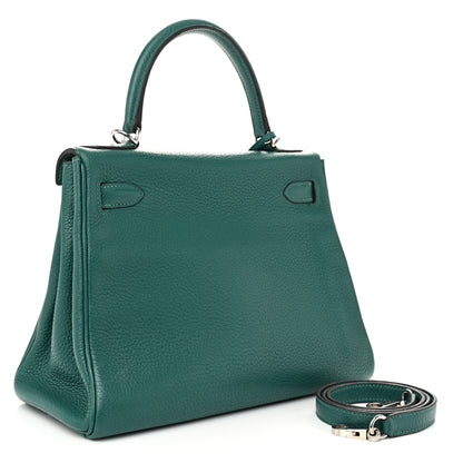 Hermes Togo Kelly Retourne 28 Malachite 3 of 10