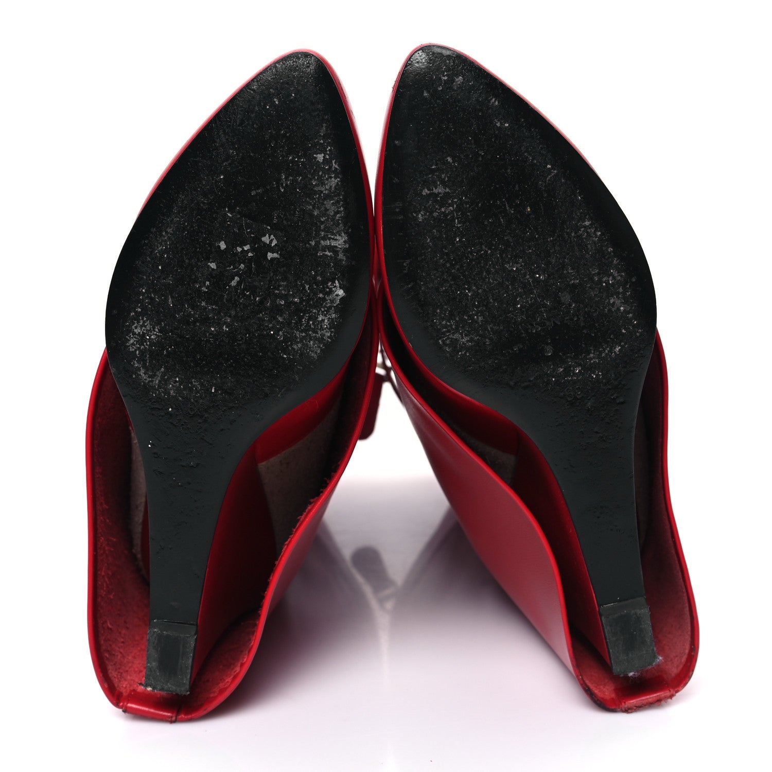 Givenchy Calfskin Shark Lock Ankle Boots 39 Red 5 of 9