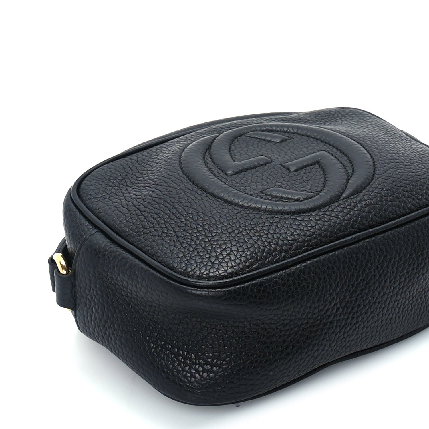 Gucci Pebbled Calfskin Mini Soho Disco Bag Black 7 of 8