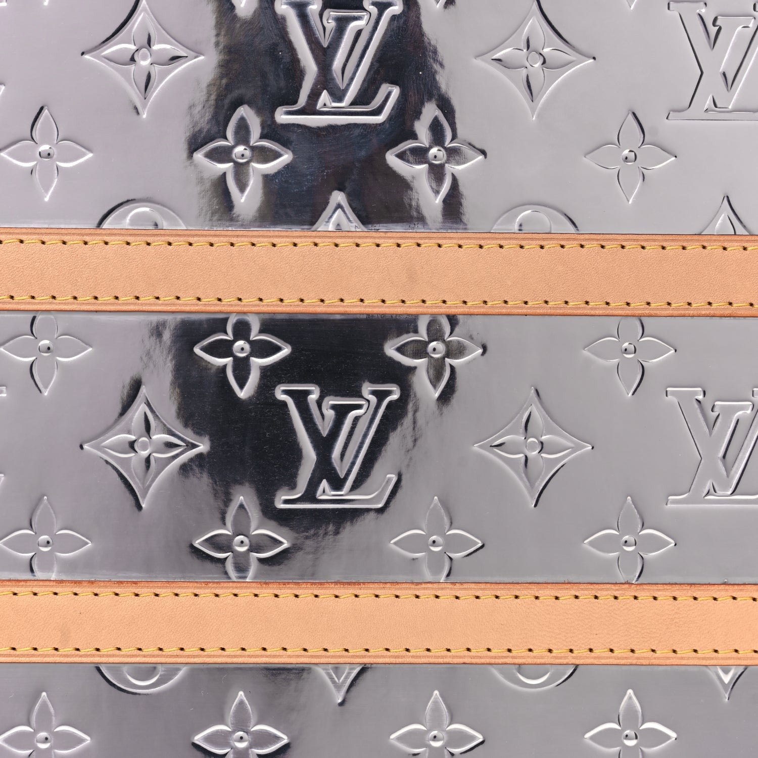 Louis Vuitton Monogram Mirror Trunk Pouch Silver 8 of 11