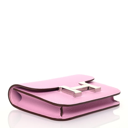 Hermes Epsom Constance Slim Wallet Mauve Sylvestre 5 of 11