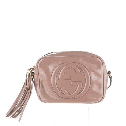 Gucci Vernice Naplack Small Soho Disco Bag Dark Cipria 1 of 7