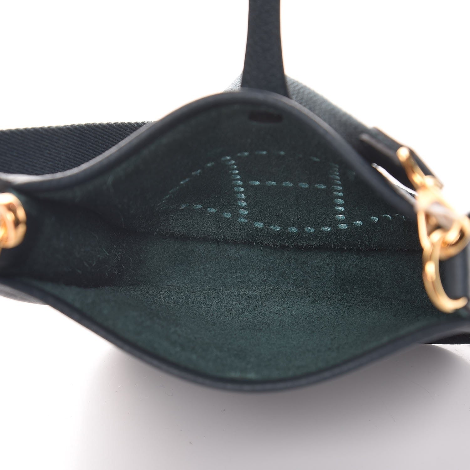 Hermes Taurillon Clemence Evelyne TPM Vert Cypress 5 of 9