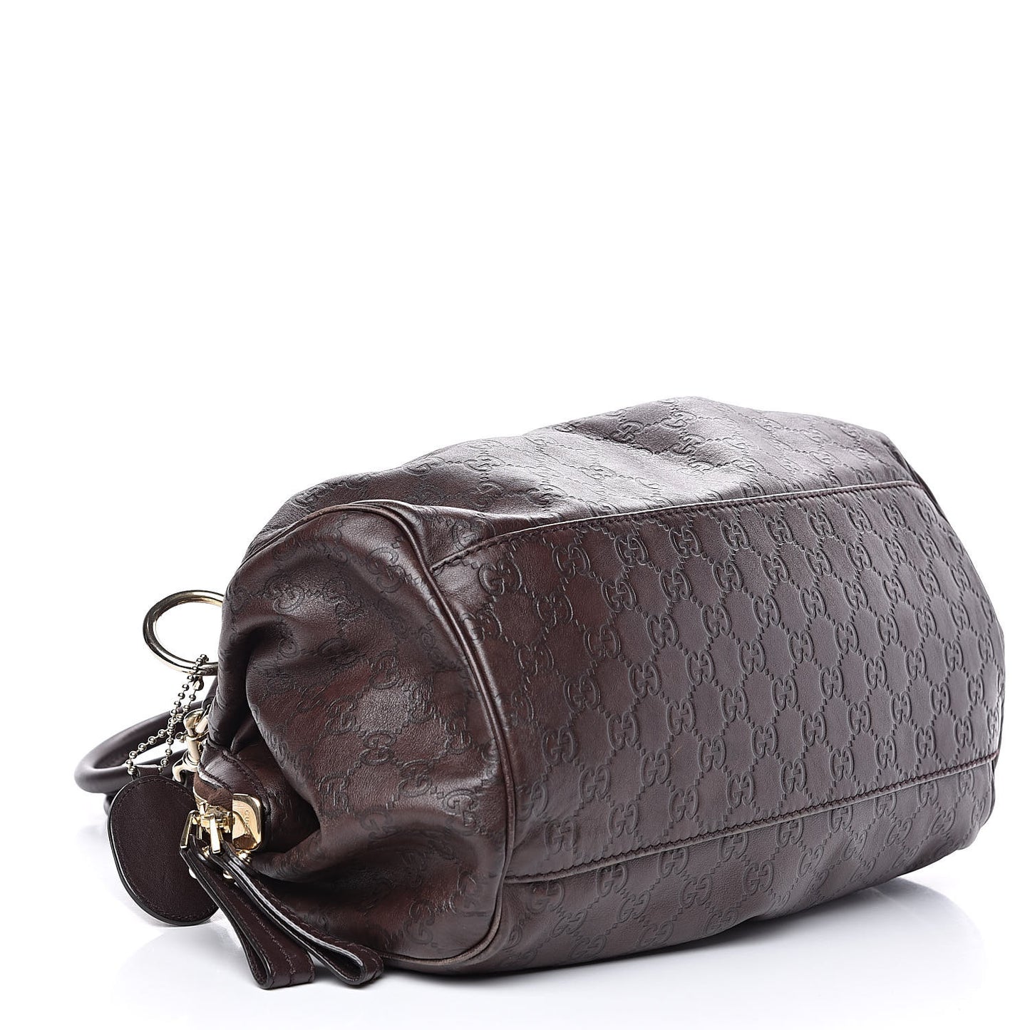 Guccissima Medium Sukey Boston Chocolate