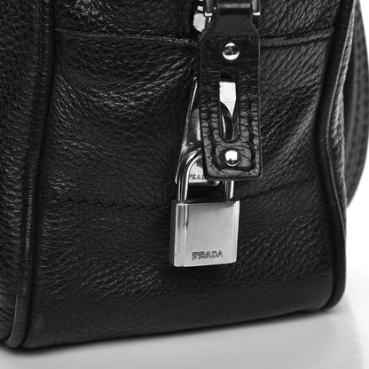 Prada Vitello Daino Tote Nero Black 12 of 18