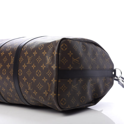 Louis Vuitton Monogram Macassar Keepall Bandouliere 45 6 of 11