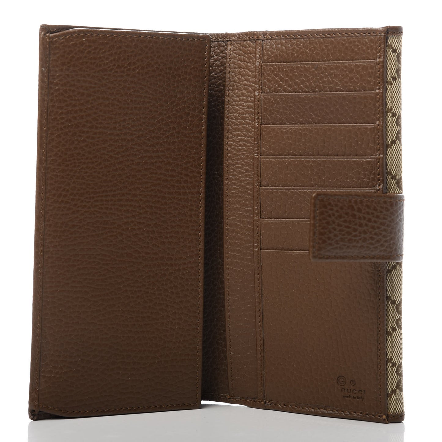 Monogram Continental Flap Wallet Brown