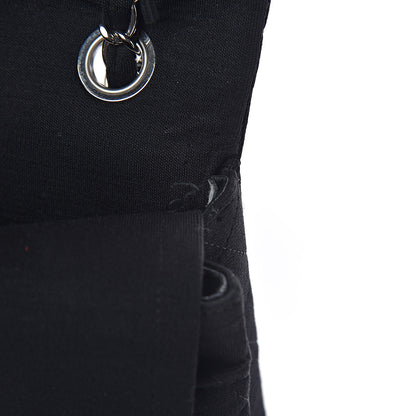 Chanel Jersey Quilted Medium Double Flap Black 8 of 11