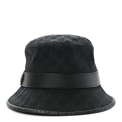 Gucci Monogram GG Canvas Fedora S Black 6 of 10