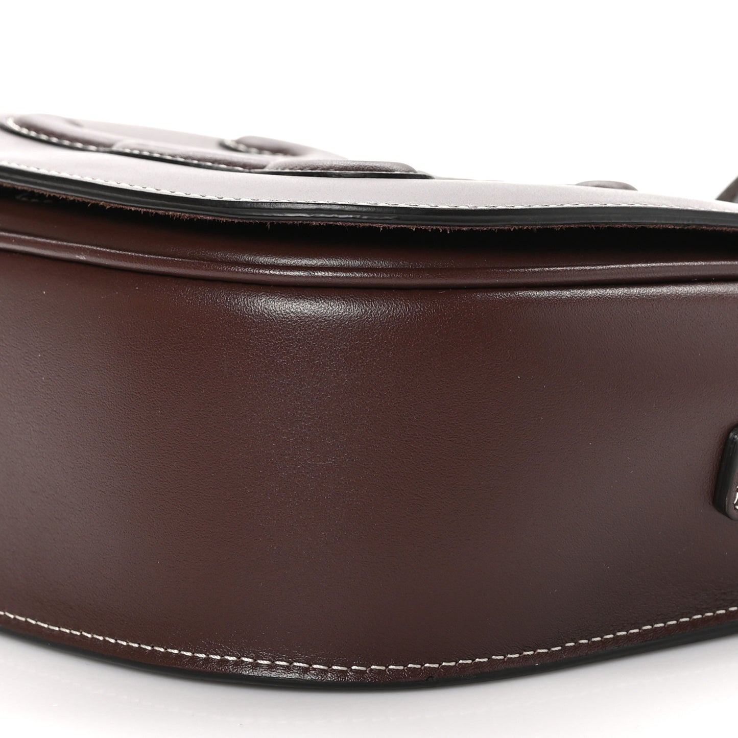 Smooth Calfskin Cuir Triomphe Folco Crossbody Bag Chestnut