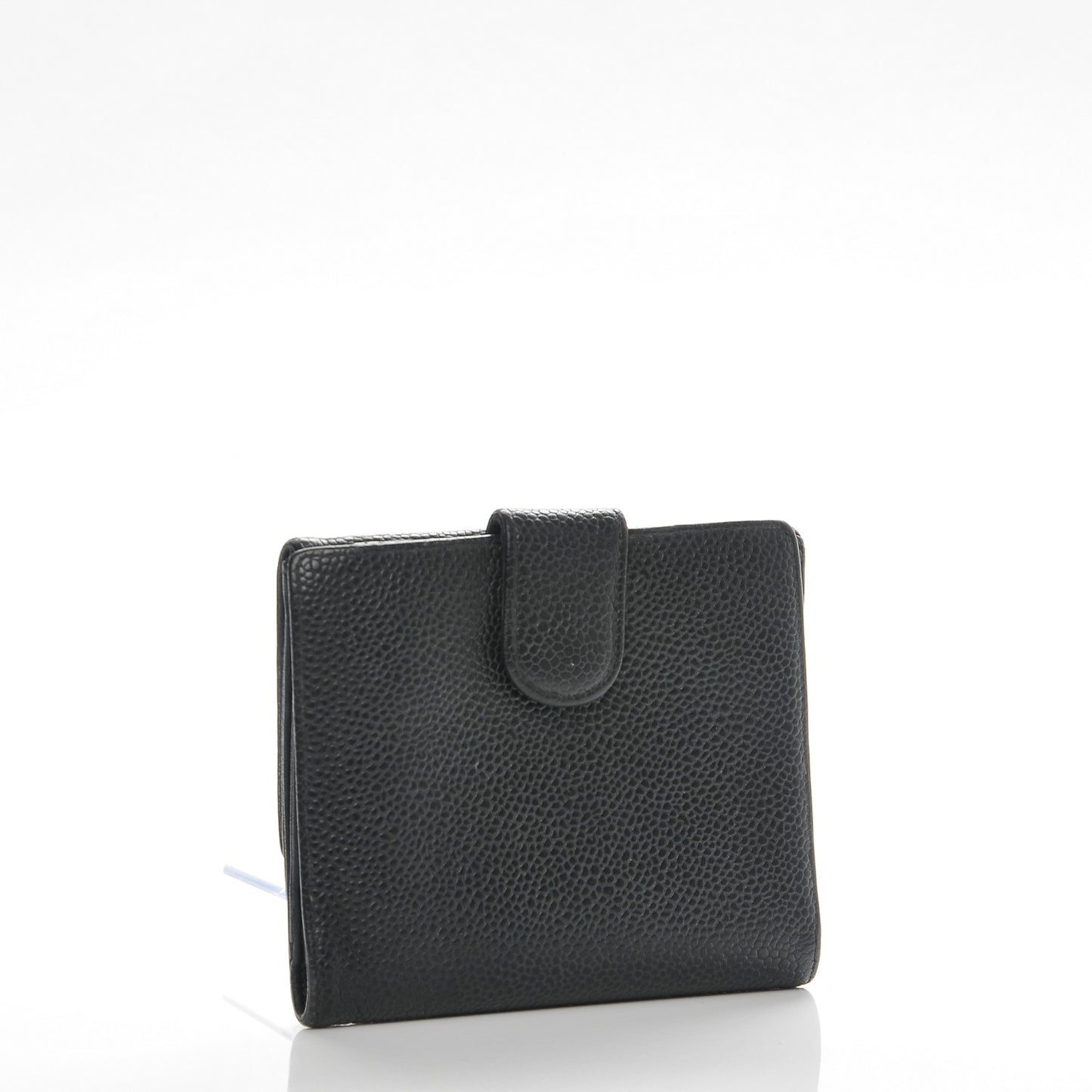 Caviar Timeless CC Compact French Wallet Black