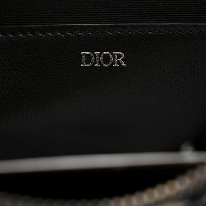 Christian Dior Oblique Pouch Wristlet Blue 6 of 8