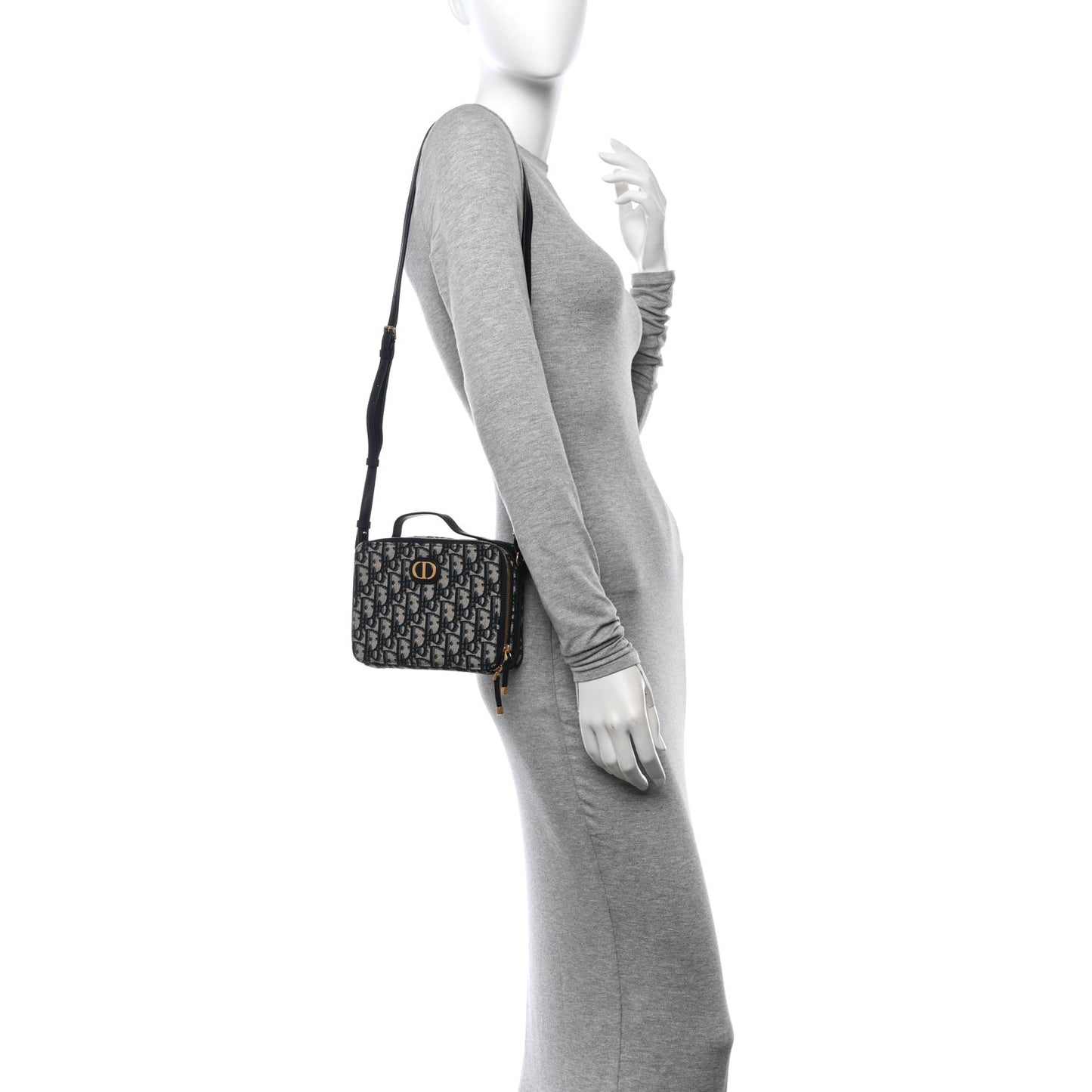 Oblique 30 Montaigne Top Handle Box Bag Blue