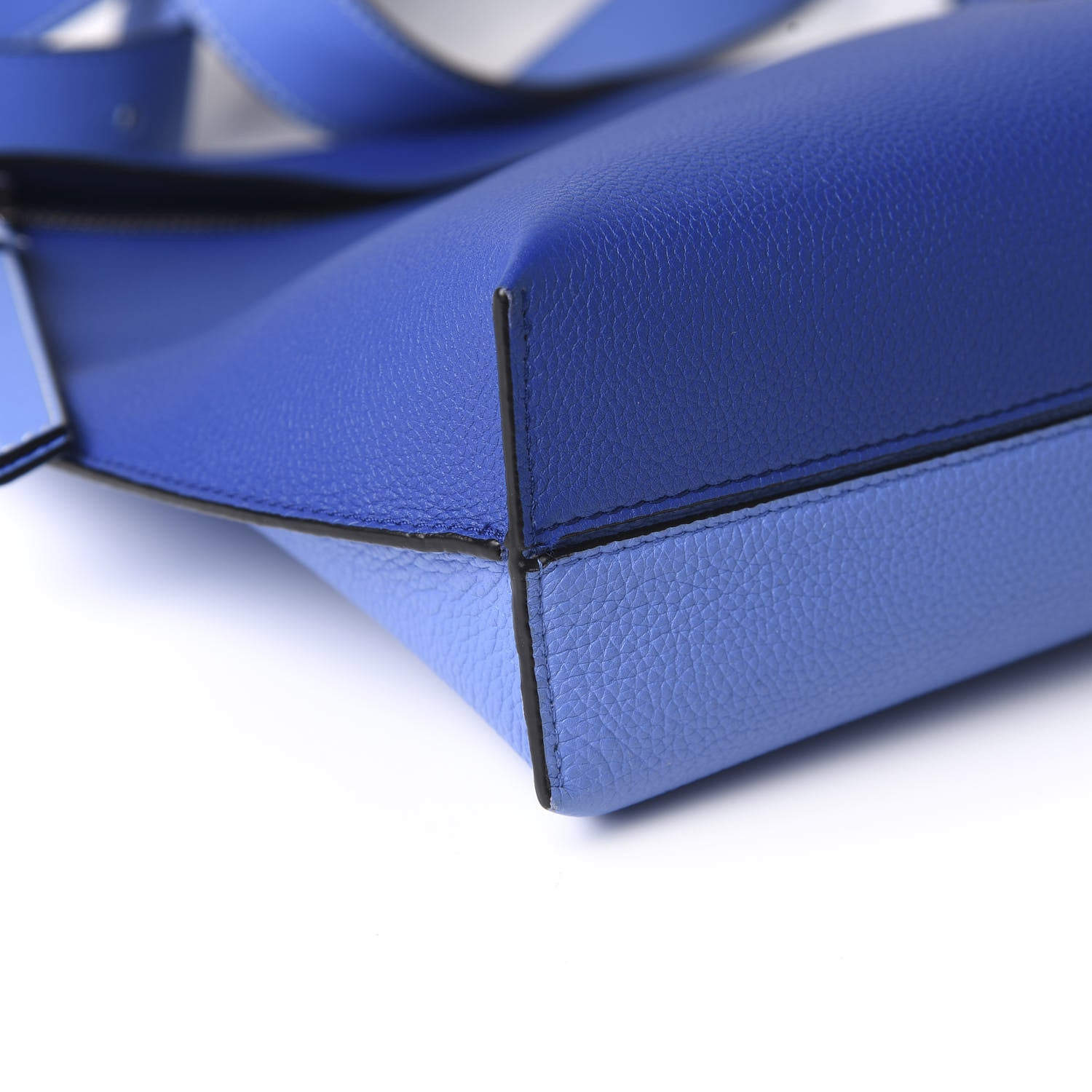 Loewe Calfskin T Pouch Bag Blue 6 of 9