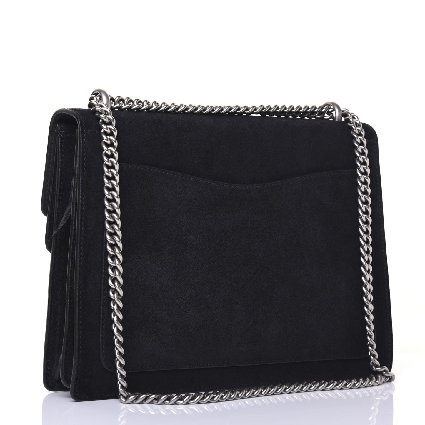 Suede Medium Dionysus Shoulder Bag Black